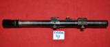 German Vintage rifle scope Zielclar 4 X w/mount ca.22/air for rifle with grooves - 4 of 7