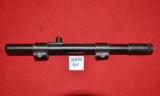 German Vintage rifle scope WEKU 4 X w/mount ca.22/air for rifle with grooves - 1 of 5