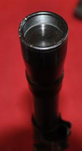 German Vintage rifle scope Zielclar 4 X w/mount ca.22/air for rifle with grooves - 5 of 5