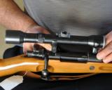 Austrian Rare Sniper rifle scope K.Kahles/Vienna Heliavier 4X w/claw mounts - 9 of 11