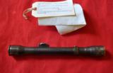Antique German Dr.W.Gerard/Charlottenburg DRG G 4X sniper scope 1910th 1 Year Warranty - 1 of 6