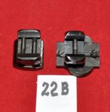 German Suhl claw mount set for rifle scopes w/14 mm rail to drilling,over/under - 2 of 5