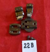 German Suhl claw mount set for rifle scopes w/14 mm rail to drilling,over/under - 5 of 5