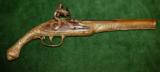 Ornate Brass Stocked Greek - Ottoman Balkan Flintlock Pistol Circa 1810 - 1 of 10