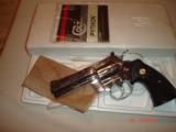 Colt Python 4in Nickel LNIB - 1 of 3
