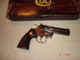 Colt Python 4in Nickel LNIB - 2 of 3