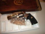 Colt Python (RARE) 4in E Nickel LNIB - 2 of 6