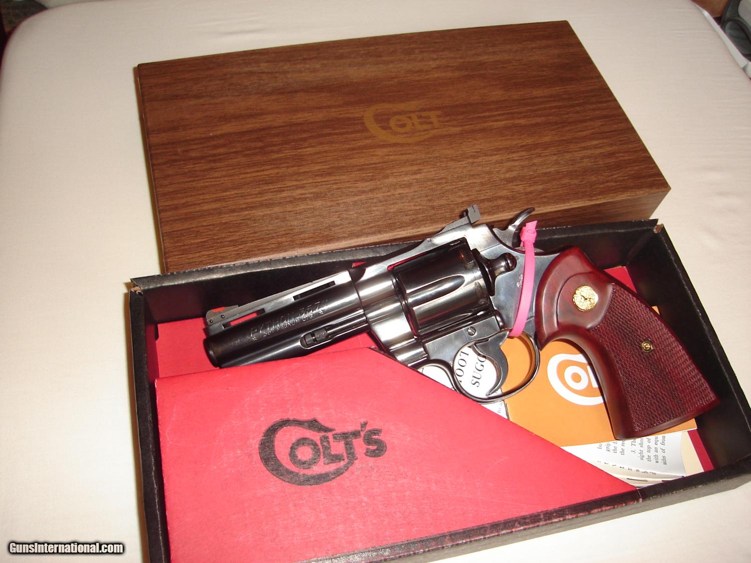Colt Python 4in Blue 357 LNIB