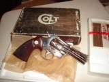 Colt Python 4in Nickel LNIB - 1 of 5