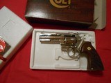 Colt Python 4in Nickel LNIB - 1 of 4