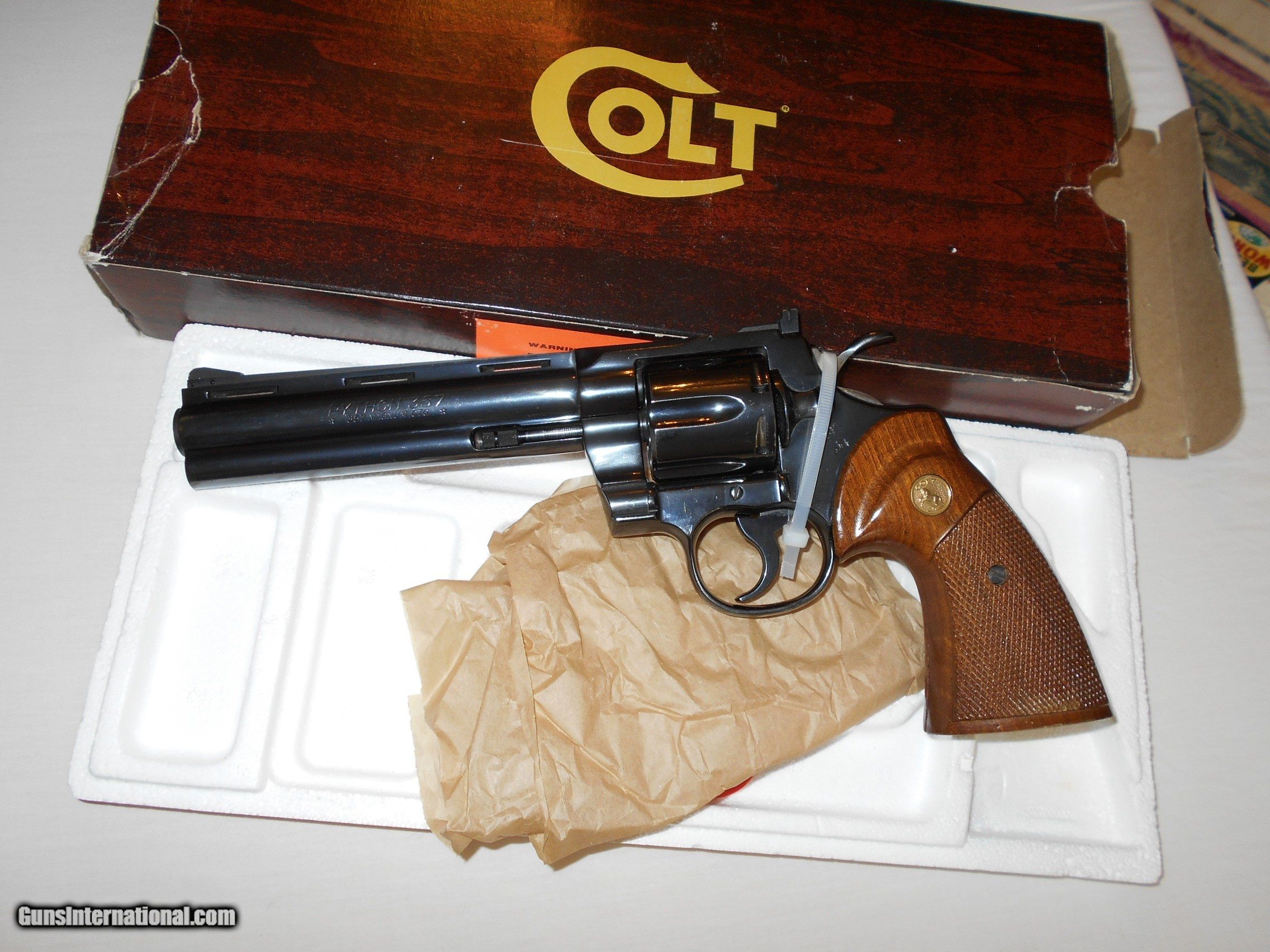 Colt Python 6in Royal Blue 357 LNIB