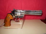 Colt Python 6in Nickel LNIB Custom - 3 of 4