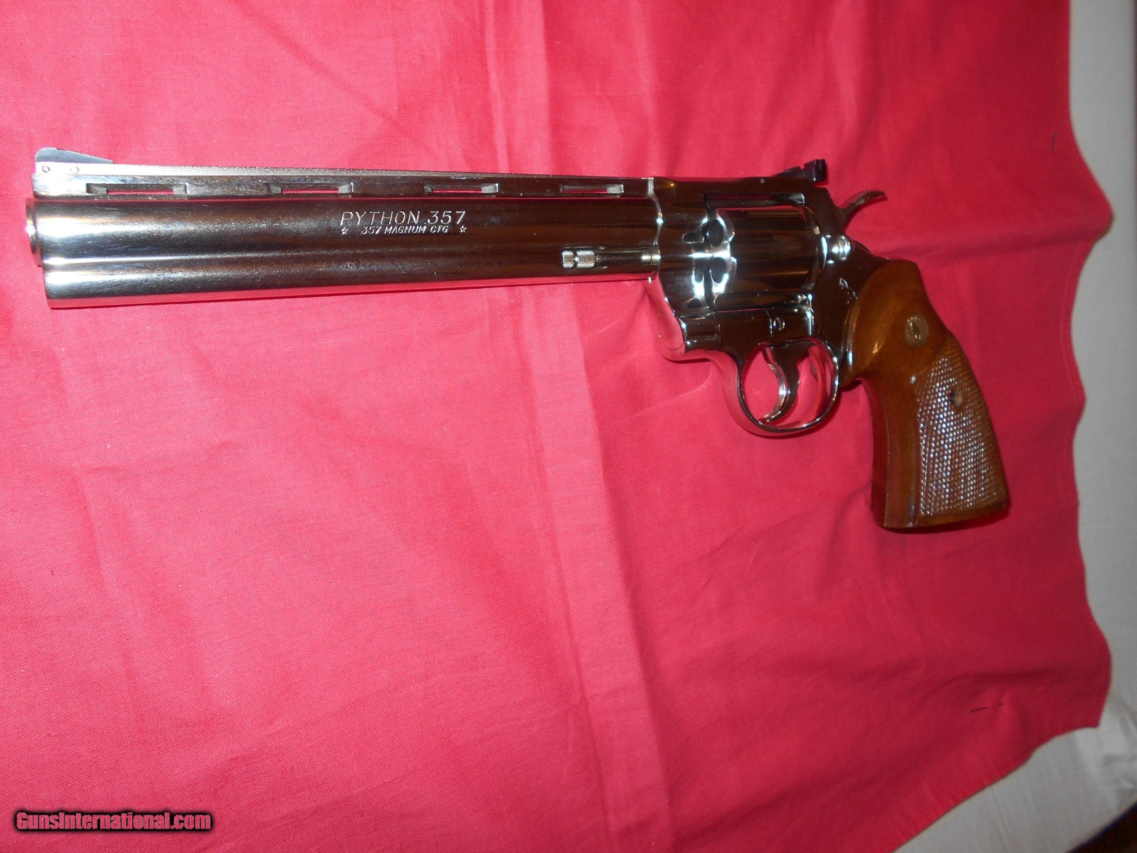 Colt Python 8in Nickel LNIB
