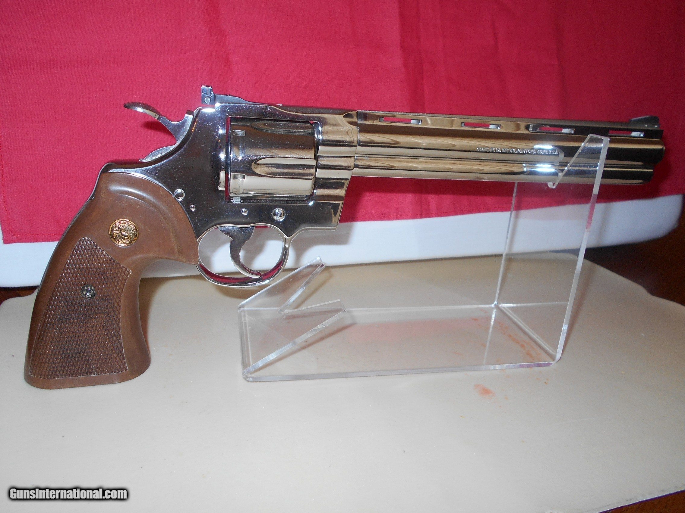 Colt Python 8in Nickel LNIB