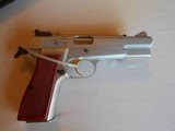 Belgium Browning Hi Power Silver Chrome Target LN - 2 of 4