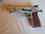 Belgium Browning Hi Power Silver Chrome Target LN - 3 of 4