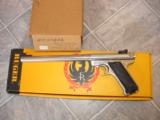  Ruger Mark II Target Model .22 Cal Pistol - Stainless Steel With 10" Bull Barrel Has Paperwork And The Both Boxes It Came With 98% + -RARE - 3 of 3