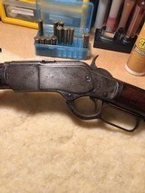 Very nice Special Order Winchester 1873 with original cleaning rod still in butt, .38/40, 24" octagon barrel - 10 of 13