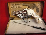 Superb Iver Johnson "Bicycle" Revolver, with box, and factory Pearl Grips, .32 caliber - 2 of 2