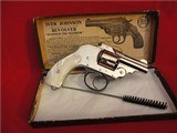 Superb Iver Johnson "Bicycle" Revolver, with box, and factory Pearl Grips, .32 caliber - 1 of 2