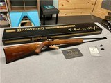 Exc. 1966 Original Browning "T" Bolt with box and papers etc., Deluxe Model with Checkering and 24" barrel. C&R OK - 1 of 15