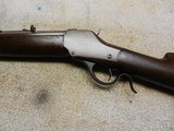 Super early Winchester 1885 Thick Side, # 4 barrel, very early octagon top receiver, Cody Letter, .40/70 Sharps Straight - 1 of 15