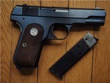 Excellent Colt Model 1908 Pocket Hammerless .380 ACP Semi-Automatic Pistol, 1924 C&R - 1 of 13