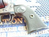 Early 1957 Colt SAA 2nd generation, .45 caliber, 5 1/2", Blue & Case, all Matching - 10 of 15