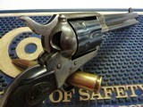 Early 1957 Colt SAA 2nd generation, .45 caliber, 5 1/2", Blue & Case, all Matching - 1 of 15