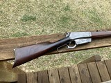 Rare Winchester 1895 FLAT SIDE, .38/72, octagon 26