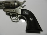 Colt 2nd Generation (1959) SAA, .45, Nickle, 5 1/2