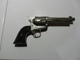 Colt 2nd Generation (1959) SAA, .45, Nickle, 5 1/2