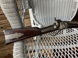Rare Sharps 1853 Slant Breech sporting rifle, .44 cal, Letter, engraving, Heavy octagon barrel, all original.