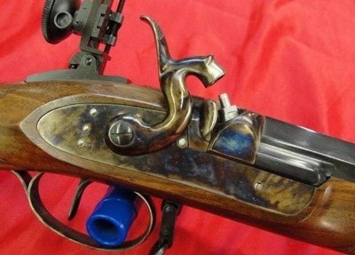 Excellent Pedersoli Gibbs Target Rifle, box, 2 sizing dies, tang sight, windage front sight with level & inserts etc. - Image 1 of 12