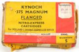 Kynoch .375 Magnum Flanged Nitro Express - 1 of 1