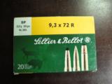 SELLIER&BELLOT 9.3X72R - 1 of 1