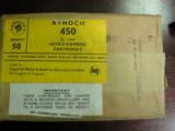 10 BOXES KYNOCH 450 NITRO EXPRESS 3 1/4 AMMUNITION - 1 of 1