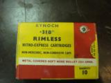 KyNOCH 318 RIMLESS NITRO AMMUNITION - 1 of 1