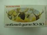 WINCHESTER ANTERLED GAME COMMEMORATIVE 30-30 - 1 of 1
