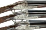 A& S FAMARS TRIONFO GALLEAZZI ENGRAVED 3 GUN SET SXS 28-20-410 GODDESS OF THE HUNT - 9 of 16