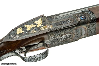 PURDEY EXTRA FINISH O/UKEN HUNT ENGRAVED 12 GAUGE - Image 4 of 16