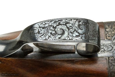 PURDEY EXTRA FINISH O/UKEN HUNT ENGRAVED 12 GAUGE - Image 12 of 16