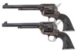 COLT SAA FACTORY C ENGRAVED CONSECUTIVE NUMBERED PAIR 3RD GENERTION 45LC - 2 of 13