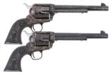 COLT SAA FACTORY C ENGRAVED CONSECUTIVE NUMBERED PAIR 3RD GENERTION 45LC - 3 of 13