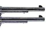 COLT SAA FACTORY C ENGRAVED CONSECUTIVE NUMBERED PAIR 3RD GENERTION 45LC - 10 of 13