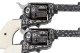 COLT SAA 3RD GENERATION PAIR CUSTOM ENGRAVED CATTLE BRAND PAIR 45LC - 5 of 15