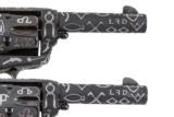 COLT SAA 3RD GENERATION PAIR CUSTOM ENGRAVED CATTLE BRAND PAIR 45LC - 13 of 15