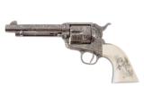 COLT SAA 2ND GENERATION 45LC ENGRAVED BY JEROME HARPER - 2 of 12