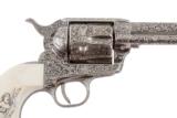 COLT SAA 2ND GENERATION 45LC ENGRAVED BY JEROME HARPER - 4 of 12