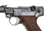 DWM LUGER P-08 ARTILLERY 30 LUGER WITH HOLSTER AND BOARD- 5 of 11